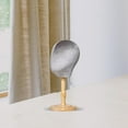 thumbnail image 3 of Cabeza de maniquí con exhibición de sombrero, modelo de cabeza de maniquí, portátil de mesa con Base de madera Base Corta Gris Yuyangstore Cabeza de maniquí, 3 of 7