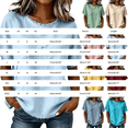 thumbnail image 3 of beishanbush Spring Sales Saving $10 Casual Fashion Basic Tee Women's Linen T-Shirt,Short Sleeve Neck Loose Lightweight Casual Summer Under $15, 3 of 8