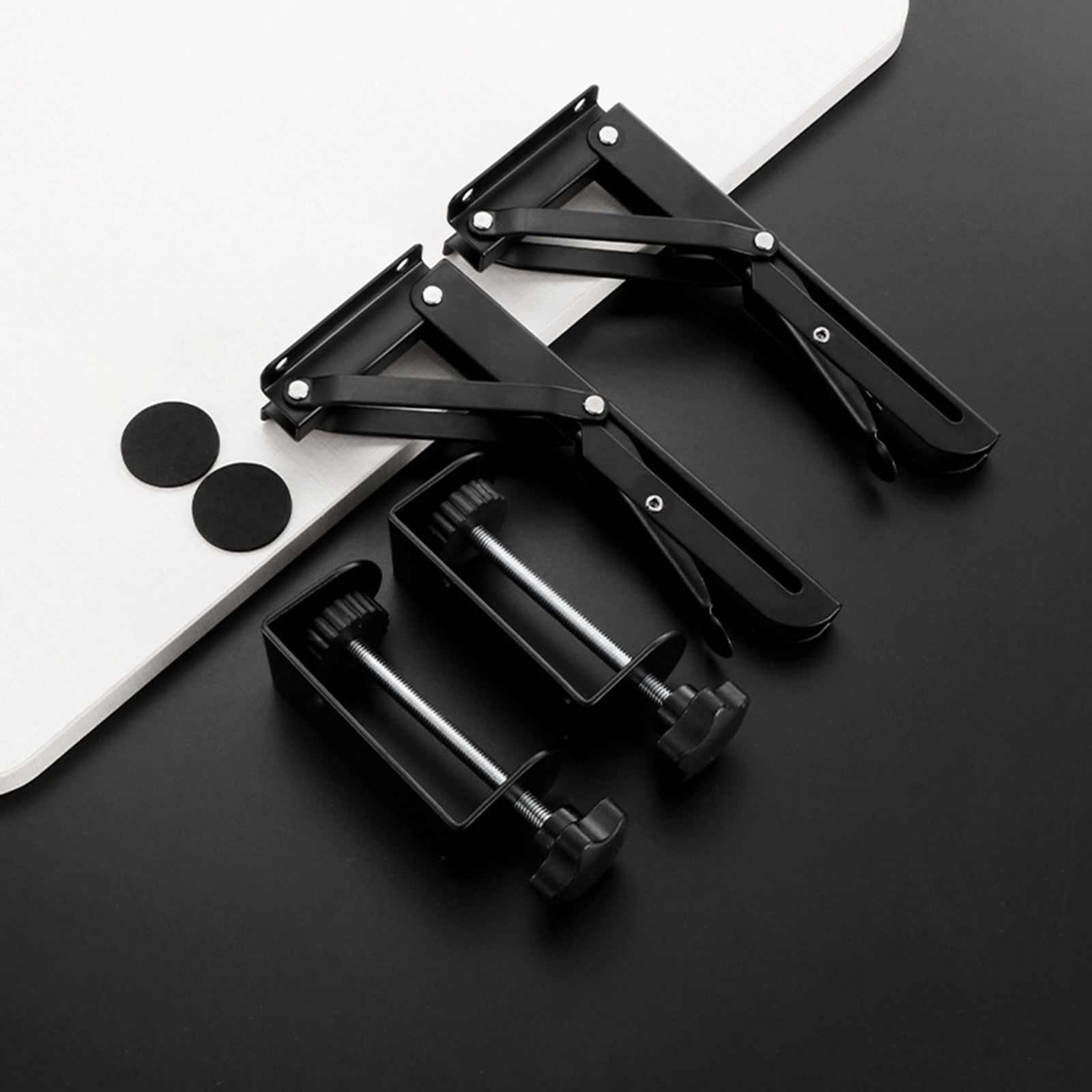 Foldable Bracket Shelf for Desktop Computer Stand for Desk Desktop Shelves Desk Keyboard Tray Desk Shelf Desktop