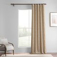 thumbnail image 2 of Exclusive Fabrics  Jacquard Faux Silk Curtains - 1 Panel Room Darkening Curtain 50 X 84 - Tiger Stripe Gold, 2 of 5