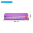 thumbnail image 2 of Unique Bargains 12 Inch Paper Cutter, A4 Size Portable Paper Trimmer Slicers Scrapbooking Tool, Purple, 2 of 7