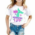 thumbnail image 1 of TZEWGL Chemise Décontractée pour Fille Garçon Mignonne à Imprimé Graphique Col Rond Manches Courtes Vêtements pour Infnants Taille 12-13T, 1 of 4