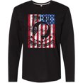 thumbnail image 3 of Inktastic Pow Mia Distressed Flag Long Sleeve T-Shirt, 3 of 5