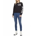 thumbnail image 2 of Calvin Klein Jeans Womens High-Rise Slim Ankle Jeggings, Blue, 26, 2 of 2