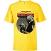 Star Wars The Mandalorian Mando and the Child Retro - Short Sleeve T-Shirt for Kids - Customized-Sunflower