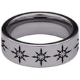 thumbnail image 4 of Chaos Star Tungsten Carbide Ring, 4 of 9