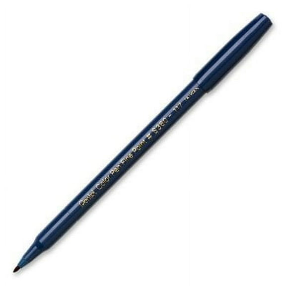 Pentel S360 Color Pen, Steel Blue (S360-117)