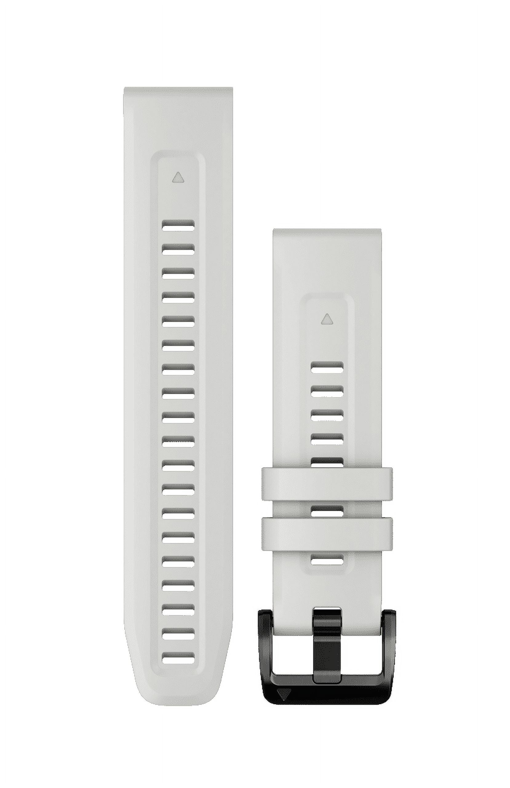 Garmin QuickFit® 22 Watch Bands, Carrera White Silicone