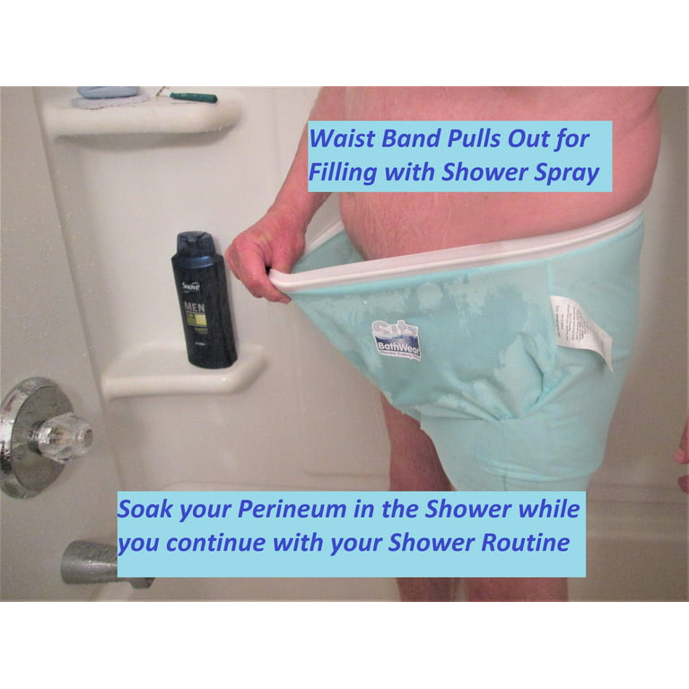 Sitz Bath Shorts Soaking Relief - Women/Men - Postpartum, Cramps, Prostate,  Hemorrhoids - Wearable Soaking Garment; For Shower, On Toilet, or Bath