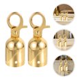 thumbnail image 4 of 2 topes de cuerda con gancho de presión para accesorios de cuerda de cubierta, topes de acero inoxidable, 4 of 7