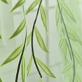 thumbnail image 6 of Home Voile Panel Leaves Pattern Sheer Room Curtain Drape Window Door Curtain Hot, 6 of 7