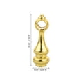 thumbnail image 2 of FONDOTIN Golden Zinc Alloy Cabinet Railing Hardware for Office and Home Cabinets, 1 Piece and Easy to Install, 2 of 8