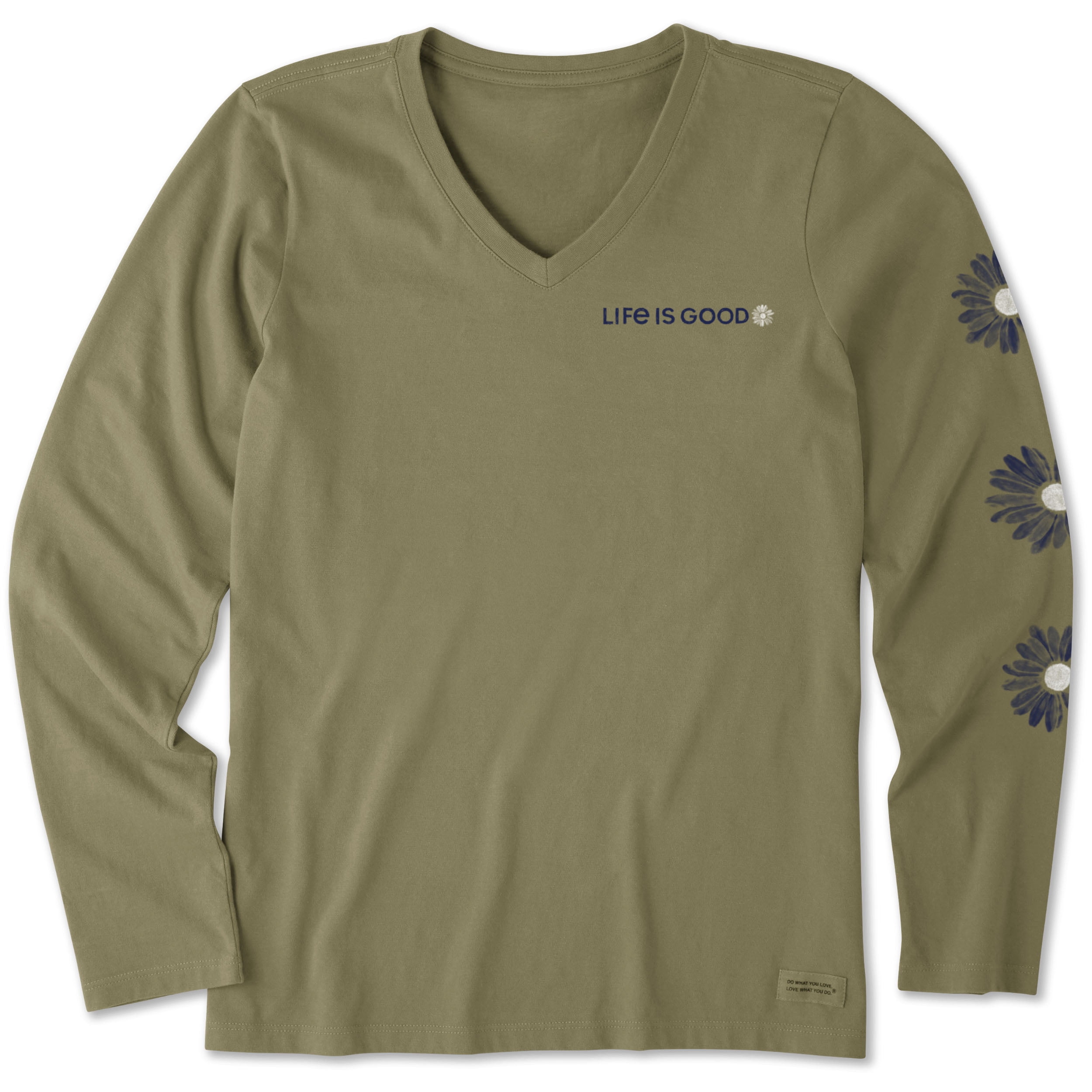 Life is Good. Womens Crusher Vee Long 