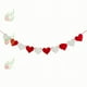 thumbnail image 5 of Propuesta Compromiso Día de San Valentín Boda Fiesta Decoración Flor TE AMO lino cola de milano LOVE bandera, 5 of 6