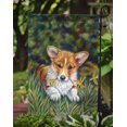 thumbnail image 3 of Carolines Treasures 7300GF Corgi Pup And Daffodils Flag Garden Size, 3 of 3