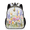 Blue, variant on Adult Boho Flower Backpack, Casual Daypack with Adjustable Shoulder Straps, Bohemian Floral Mexican Laptop Backpack for Work Travel Outdoor