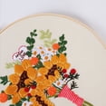 thumbnail image 3 of Diy Bouquet Series Embroidery Kit Embroidery Cross Stitch Kits With Embroidery Hoops For Thanksgiving Mother Day, 3 of 7