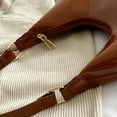 thumbnail image 4 of Yokua Women's Casual Fashion Shoulder Bag Glossy PU Leather Underarm Purse Satchel, 4 of 21