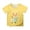 Yellow, variant on Easter Themed Printed Casual Tee for Girls Short Sleeve Top Comfortable Daily Shirt Size:12-13 Years