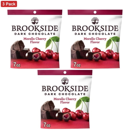 Brookside Dark Chocolate and Morello Cherry Snacking Chocolate Candy - 7oz