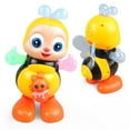 thumbnail image 5 of YUNAFFT Dancing Bee for Kids, Swinging Bee, Musical Dancing Bee Toy, Electronic Cartoon Bee Preschool Learning Toys, Educational Toys Interactive Singing Animal with Lights & Music Toys, 5 of 9