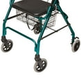 thumbnail image 4 of Graham Field Lumex Walkabout Lite Rollator with Seat & 6 Inch Wheels, Teal, 4 of 5