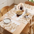 thumbnail image 5 of Placemat Set of 4 Pine Tree Forest Placemats for Dining Table Plant Tree Washable Table Mats for Kitchen and Party Decor Indoor & Outdoor Use, 5 of 8