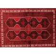 thumbnail image 1 of Ahgly Company Machine Washable Indoor Rectangle Persian Red Traditional Area Rugs, 4' x 6', 1 of 4