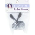 thumbnail image 3 of Charlotte Robe Hook, Matte Black by Stone Harbor Hardware, 3 of 4