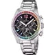 thumbnail image 1 of Festina Reloj F20606-3 para Mujer con Cronógrafo Arcoíris, Detalles de Cristal, Acero Inoxidable, Esfera Negra, Cuarzo, 100 M, 1 of 3
