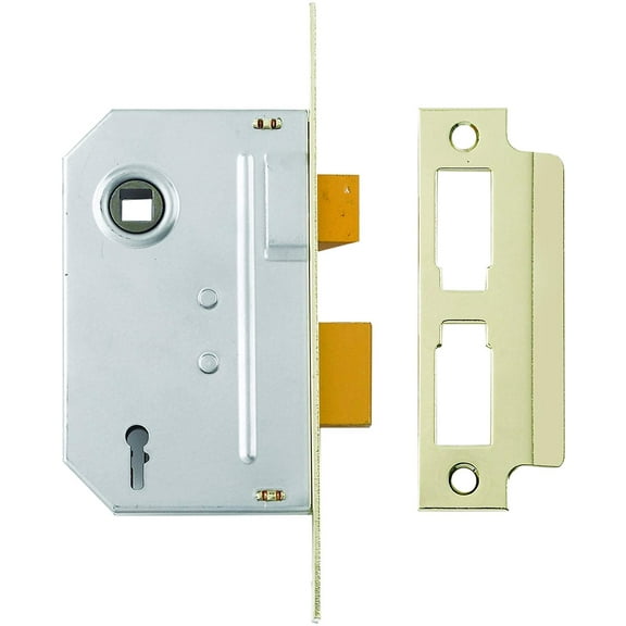 Yale Sashlock M320 PB 64mm 67mm 2.5in Polished Brass Brass