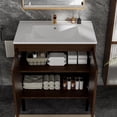 thumbnail image 7 of Demi Bonn 30 Inch Bathroom Vanity with Sink - Floor - standing, soft - closing drawers, oak finish, ceramic sink, stable & spacious, white., 7 of 7