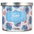 thumbnail image 4 of Mainstays Salt & Surf and Bright Hibiscus Scented 3-Wick Candle, 14 oz., 2-Pack, 4 of 10