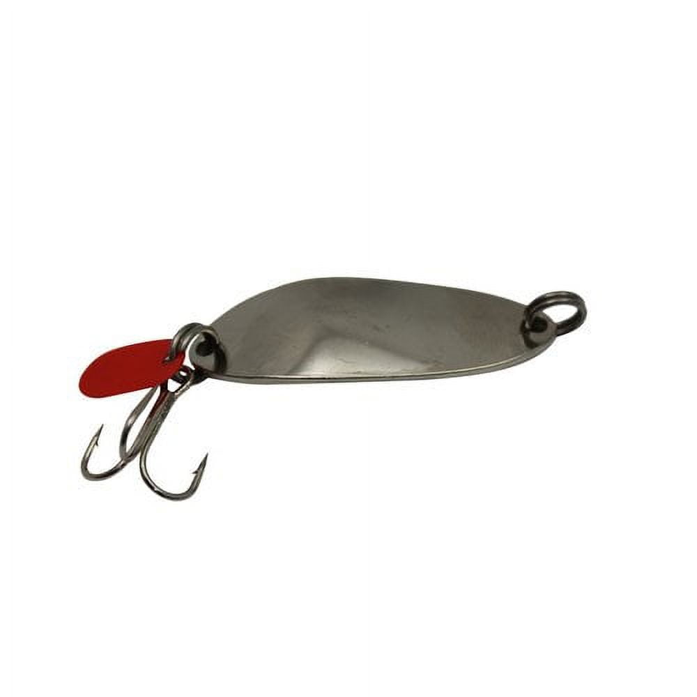 (3 pack) Tsunami Inshore Spoon Fishing Lure Size 6 – Nickel, 1/4 oz.