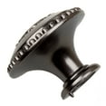 thumbnail image 3 of GlideRite 1-3/8 in. Round Double Ring Beaded Cabinet Knob, Brushed Pewter, Pack of 10, 3 of 5