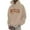 A-Khaki67, variant on XIAOCHA Men's Letter Graphic Hoodie Fleece Oversized Hooded Sweatshirt Winter Warm Casual Streetwear Hoodie