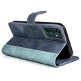 thumbnail image 3 of For Samsung Galaxy M13 4G Color Splicing Pu Leather Stand Case Folio Flip Phone Wallet Cover, 3 of 5