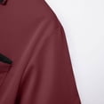 thumbnail image 4 of Guluxicc Men's Dress Shirts with Pocket Pullover Button Closure Short Sleeve Henley Tops for Business Casual Wear Spring Summer Casual Outfits, 4 of 8