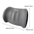 thumbnail image 3 of Uutvmp Car Lumbar Support Cushion, Memory Foam Lumbar Cushion, Portable and Removable, Ergonomic Design, Cool and Breathable, for Car Home Office Chair Couch, 3 of 9
