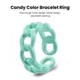 thumbnail image 3 of LYMAYTER Party RingRing - Twist Type, Hollow - Carved, Adjustable, Geometric, 3 of 9