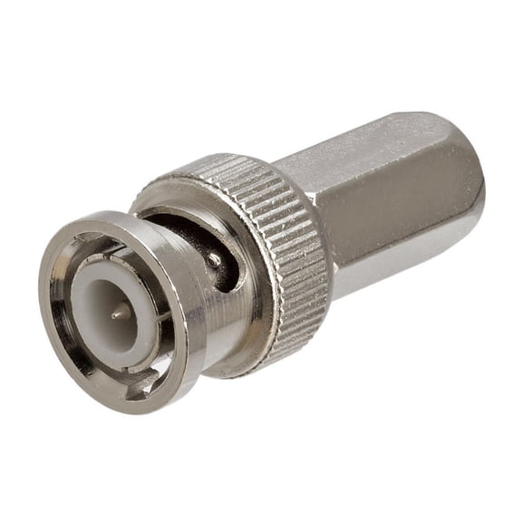 ACCL BNC Male Twist-on Connector, RG59, 1 Pack