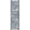 thumbnail image 2 of Addison Rugs Dream Shag Premium Machine Washable Transitional Medallion Blue Runner Rug, 2'3" x 7'6", 2 of 8