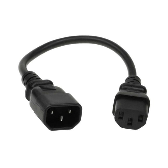 SF Cable C14 to C13 Extension Power Cord, 12 feet - 18 AWG