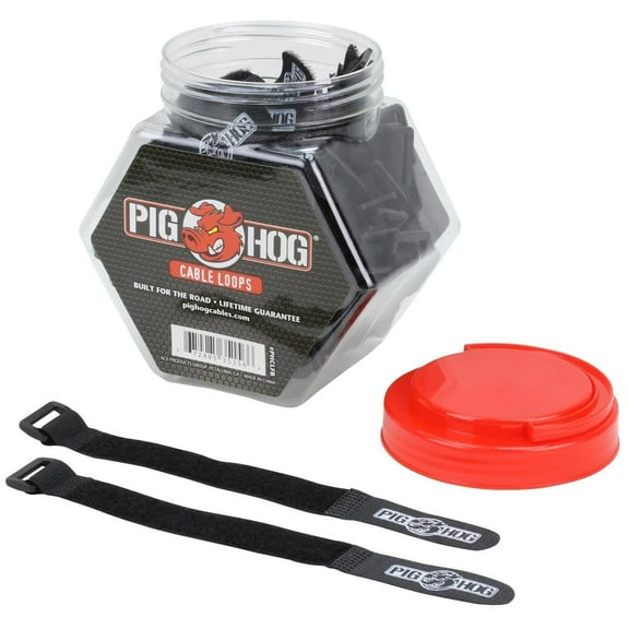 Pig Hog 50 Piece Deluxe Cable Wrap Fishbowl