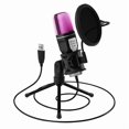 thumbnail image 1 of USB Microphone Clear Full RGB Capacitive Gaming Esports Desktop Microphone Live Conferencing Podcast Recording Studio Computer, 1 of 5