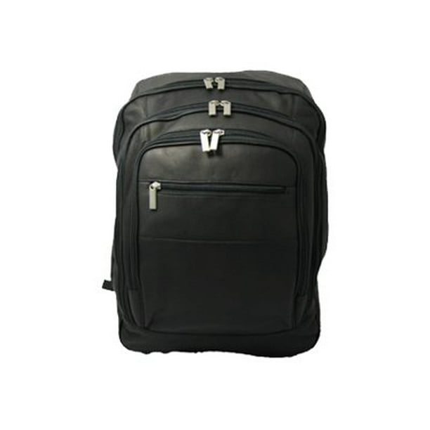 David King Oversize Laptop Backpack - Sac à Dos pour Ordinateur Portable - Noir