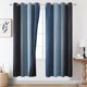 thumbnail image 1 of Cortinas Estelar Textiler Azul Marino Ombre 132 x 183 cm, 2 paneles, 1 of 9