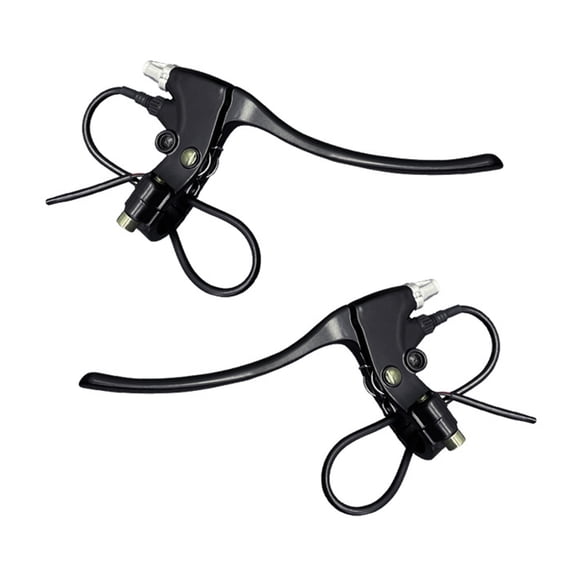 Brake Lever, 1 Pair E-Bike Mechanical Brake Lever Short Lever Cutout, Electric Bike Brake Handle Replacements