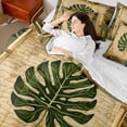 thumbnail image 5 of Feelyou Tropic Palm Leaves Twin Bedding Sets 7-Piece, Vintage Western Plant Bedding Comforter Set, Teens Kids Boys Girls Reversible Sheet Sets, Microfiber Bedroom Decor, 5 of 9
