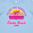 thumbnail image 4 of Inktastic Summer Enjoy the Sunshine Destin Beach Florida in Pink Boys or Girls Baby T-Shirt, 4 of 5